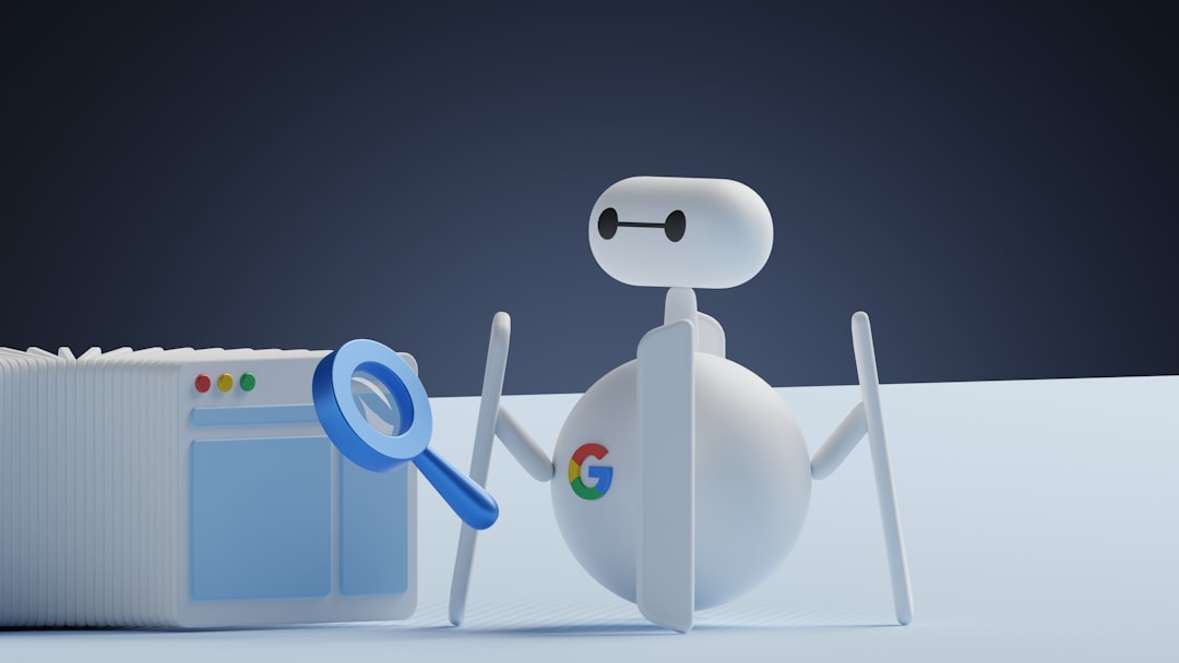 A sleek 3D isometric illustration of three futuristic glowing search bars floating above a minimal desk, each bar emitting a different colored hologram - blue, green, orange - representing competing AI search engines, soft pastel gradient background, Pixar-Disney quality product render, ultra detailed 8K, absolutely no text, no letters, no words, no numbers, no writing, no watermark, no logo
