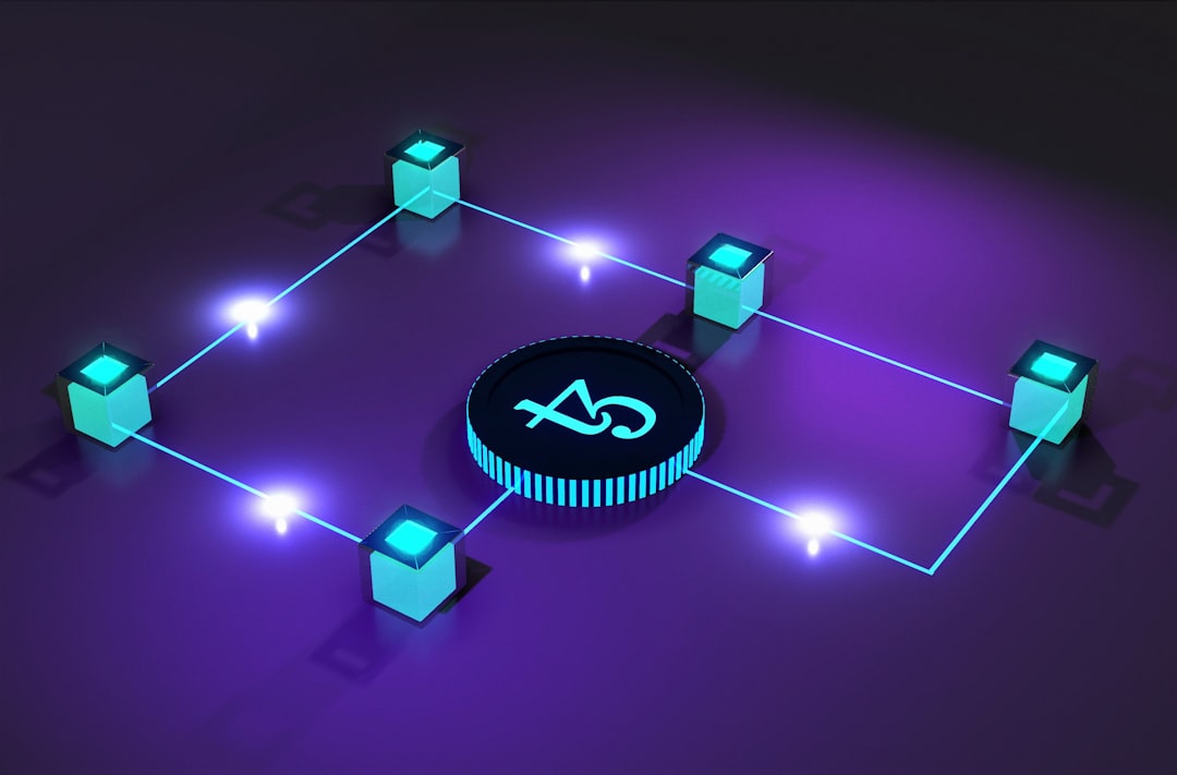 A 3D isometric cutaway illustration of a futuristic AI data center with stacked cube modules glowing with neon turquoise light beams flowing into a central GPU rack, soft pastel sky background, Pixar style 8K, no text, no logos