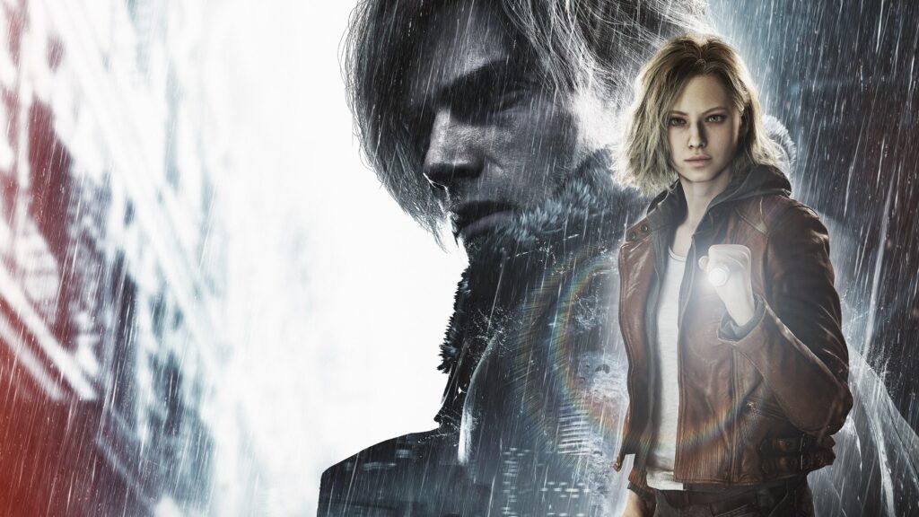 서머 게임 페스트 2026 발표 - Dark cinematic survival horror game key visual, gothic Paris mansion, eerie green lighting, RE engine ...