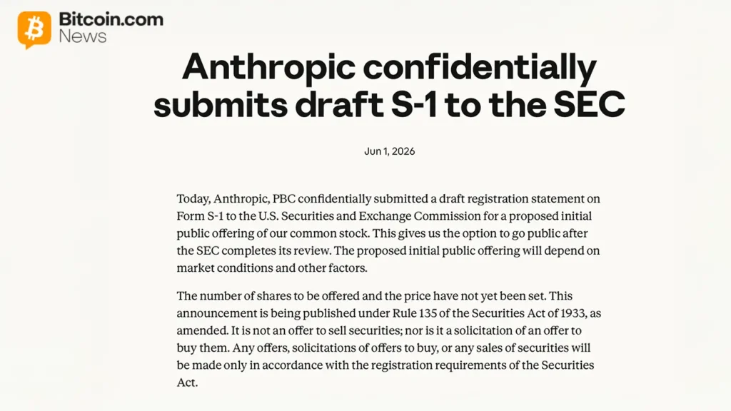 앤트로픽 IPO - Anthropic S-1 SEC filing IPO