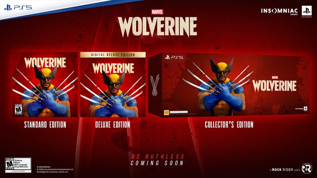 마블 울버린 - Marvel's Wolverine PS5 price standard deluxe edition box art